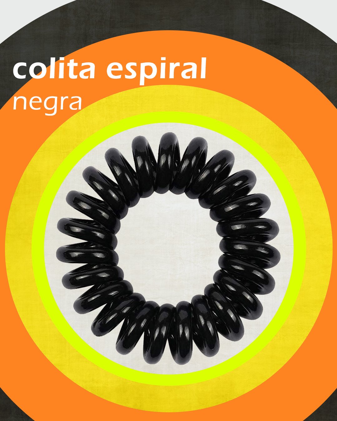 Colita espiral negra