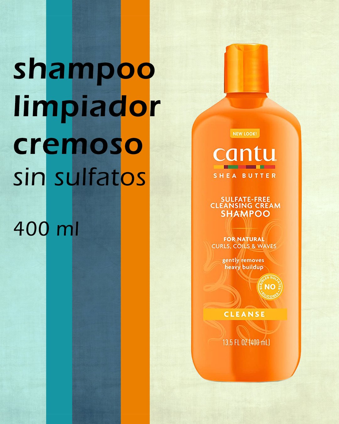 Shampoo limpiador cremoso sin sulfatos
